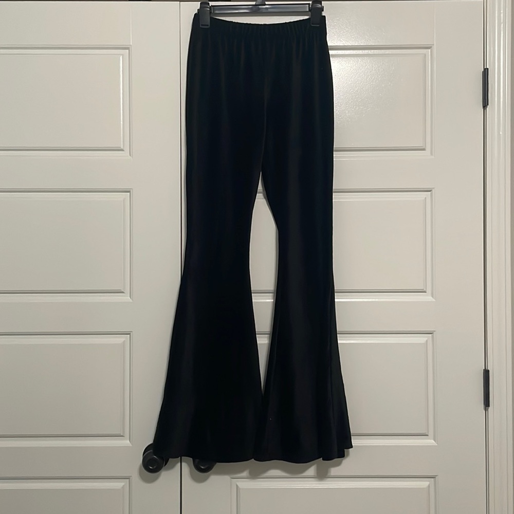 Super adorable velvet flare pants!! Worn only once. Great for fall and winter.
